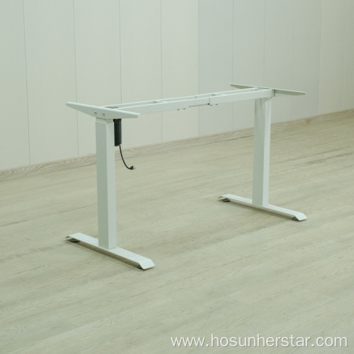 Stationary single desk stand